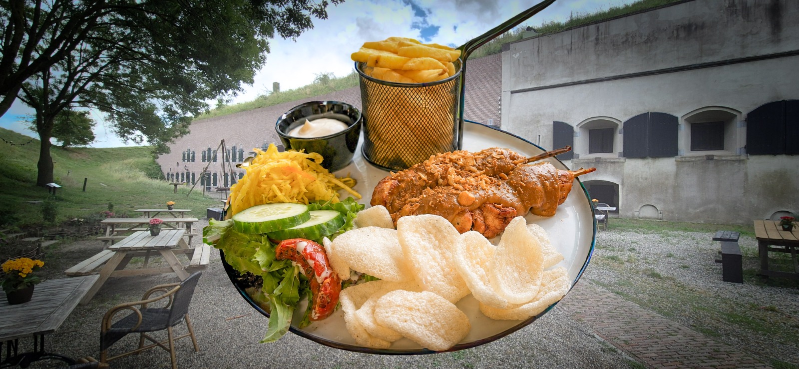 Zin in iets lekker op Fort Sabina