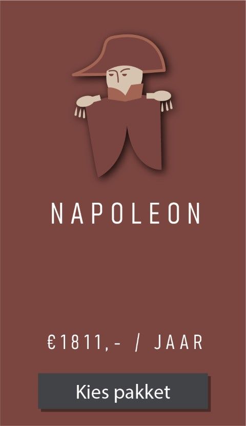 aanmelden pakket Napoleon